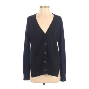 Aqua Cashmere Color Block V-Neck Cardigan Sweater